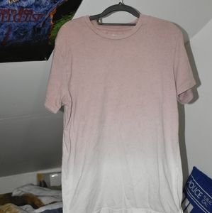 Pink/White gradient t shirt